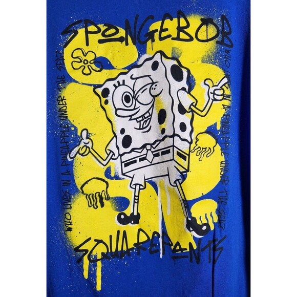 SpongeBob SquarePants graffiti tshirt - Picture 2 of 4
